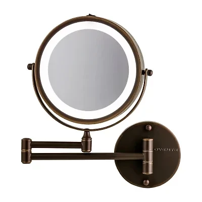 Ovente Wall Mounted 7X Magnification Makeup Mirror