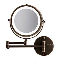 Ovente Wall Mounted 7X Magnification Makeup Mirror
