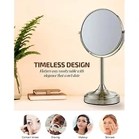 Ovente 7X Magnification Makeup Mirror
