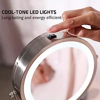 Ovente Light-Up 7X Magnification Makeup Mirror