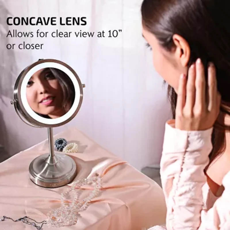 Ovente Light-Up 7X Magnification Makeup Mirror