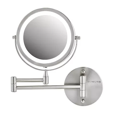 Ovente Wall Mounted 7X Magnification Makeup Mirror