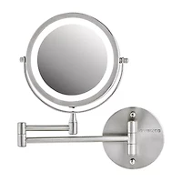 Ovente Wall Mounted 7X Magnification Makeup Mirror
