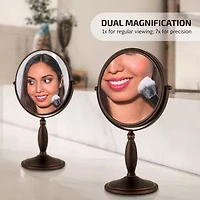 Ovente 7X Magnification Makeup Mirror