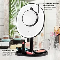 Ovente 10X Magnification Makeup Mirror