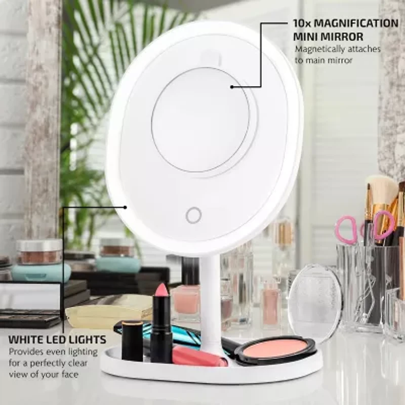 Ovente 10X Magnification Makeup Mirror
