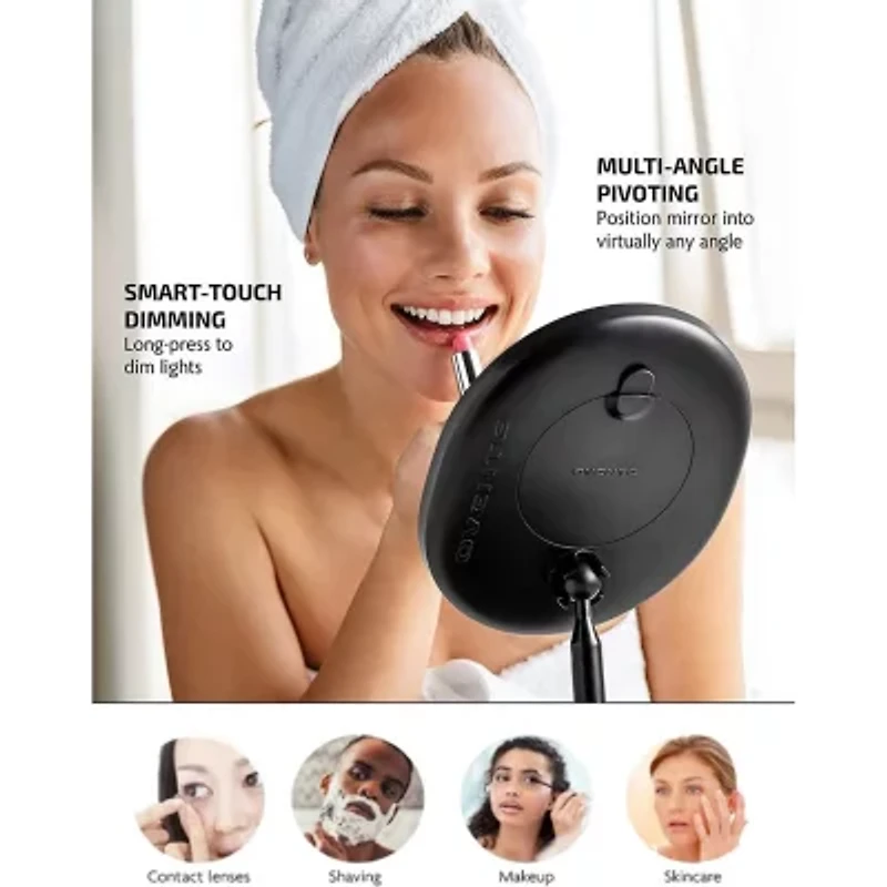 Ovente 10X Magnification Makeup Mirror