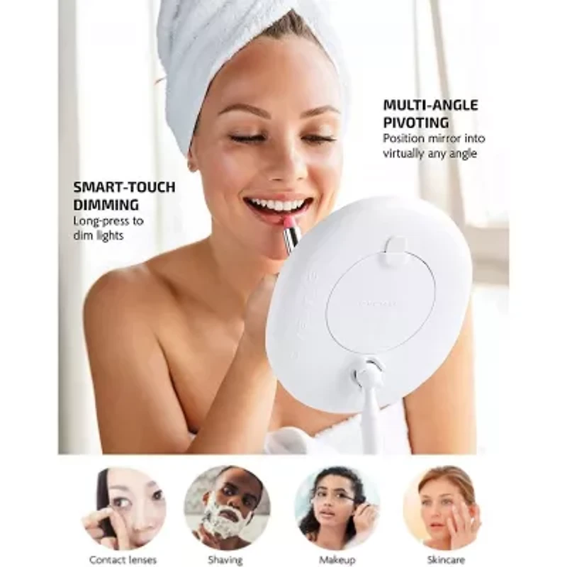 Ovente 10X Magnification Makeup Mirror