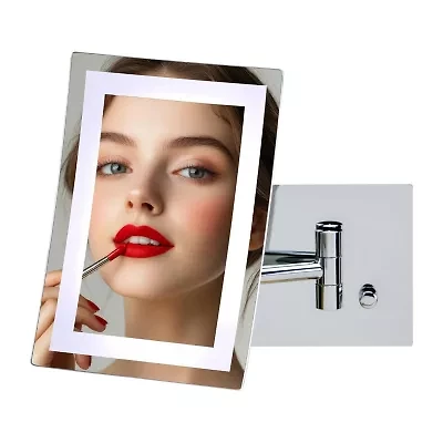 Ovente Wall Mounted 7X Magnification Makeup Mirror