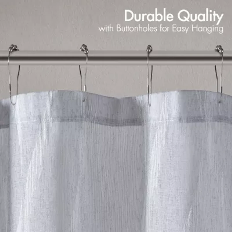Madison Park Candice Sheer Shower Curtain