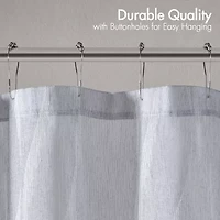 Madison Park Candice Sheer Shower Curtain