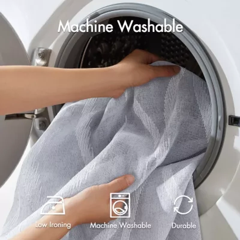 Madison Park Candice Sheer Shower Curtain