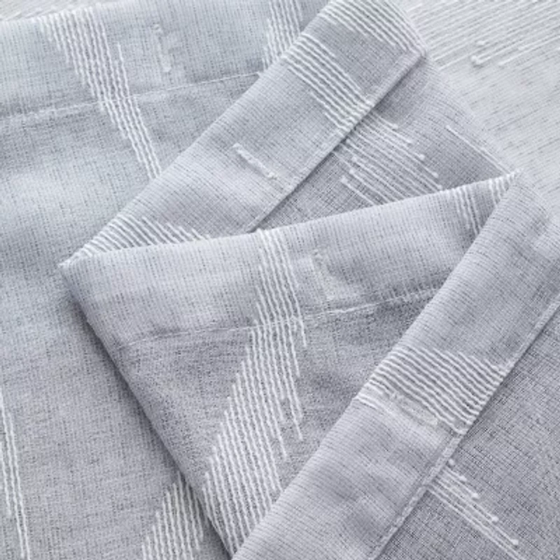 Madison Park Candice Sheer Shower Curtain