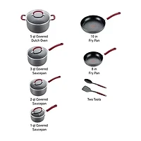 T-Fal Hard Anodized 12-pc. Cookware Set