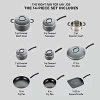 T-Fal Ultimate Hard Anodized 14-pc. Cookware Set