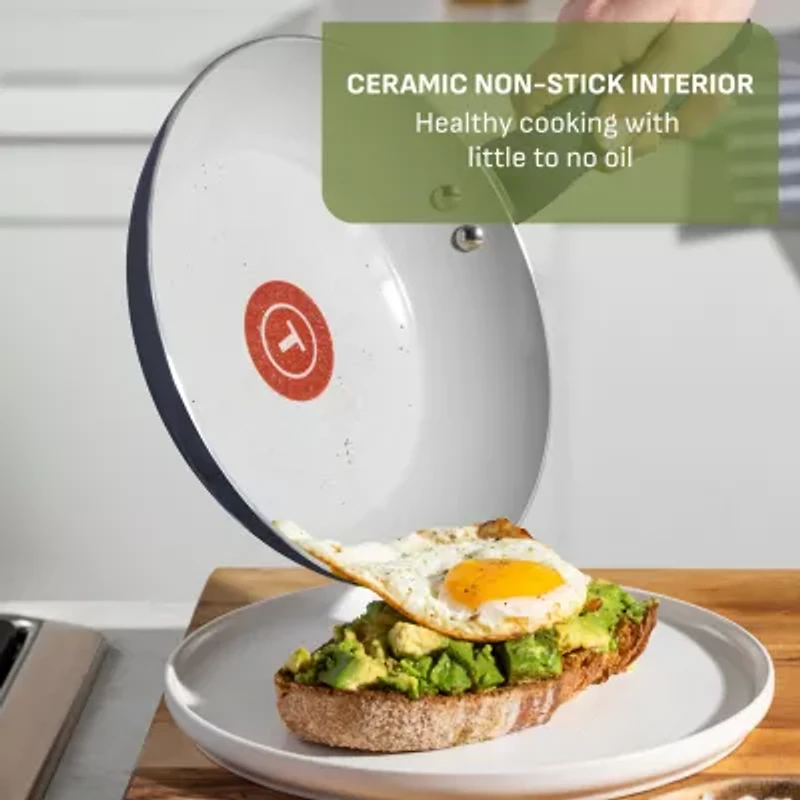 T-Fal  Essentials Ceramic 3-qt. Saucepan