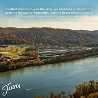 Fiesta Classic Rim Ceramic Dinner Plate