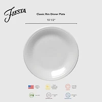 Fiesta Classic Rim Ceramic Dinner Plate