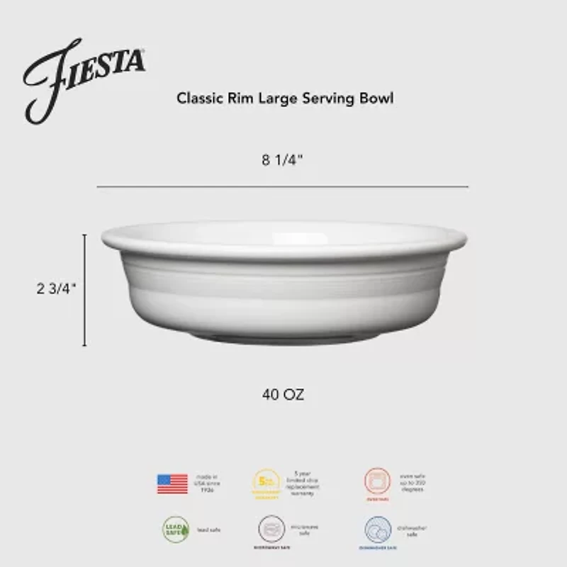 Fiesta Classic Rim Ceramic Cereal Bowl
