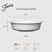Fiesta Classic Rim Ceramic Cereal Bowl