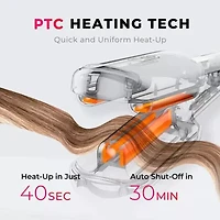 TYMO Rovy Compact Wave Curling Iron Pink