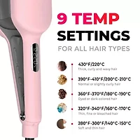 TYMO Rovy Compact Wave Curling Iron Pink