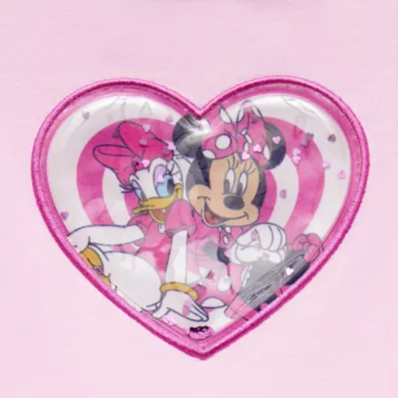 Disney Collection Little & Big Kid Girls Long Sleeve Minnie Mouse Tutu Dress