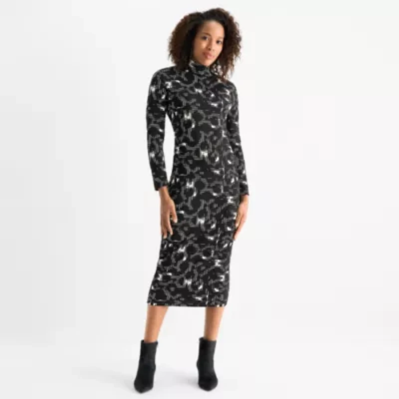 Hope & Wonder Womens Long Sleeve Maxi Dress