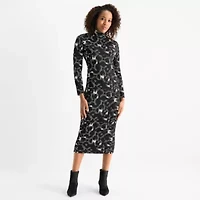 Hope & Wonder Womens Long Sleeve Maxi Dress