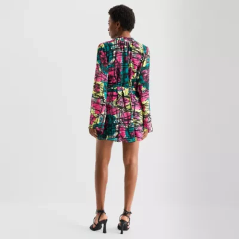 Hope & Wonder Womens Long Sleeve A-Line Dress