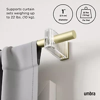 Umbra Flute 1 Curtain Rod