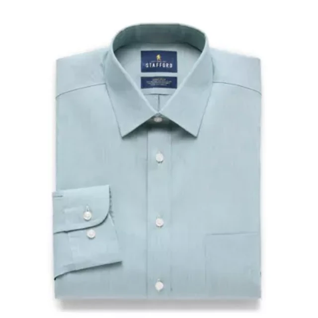 Stafford Smart Tech Mens Regular Fit Stretch Fabric Wrinkle Free Long  Sleeve Dress Shirt at Hamilton Place in Chattanooga, TN