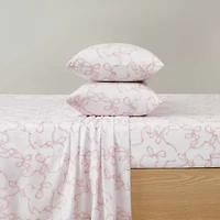 Truly Soft Printed Bow Sheet Set