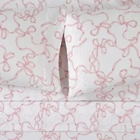 Truly Soft Printed Bow Sheet Set