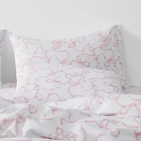 Truly Soft Printed Bow Sheet Set