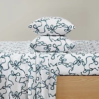 Truly Soft Printed Bow Sheet Set