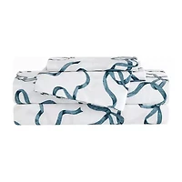 Truly Soft Printed Bow Sheet Set