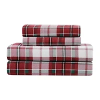 Truly Soft Holiday Plaid Flannel Sheet Set