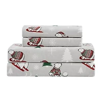 Truly Soft Polar Bears Flannel Sheet Set