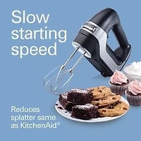Hamilton Beach® Professional 5-Speed Hand Mixer with Snap On Case