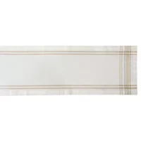 Tickled Pink 72" X 14" Chambray French Stripe Table Runner