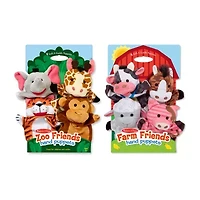 Melissa & Doug Hand Puppet Bundles - Farm & Zoo Friends