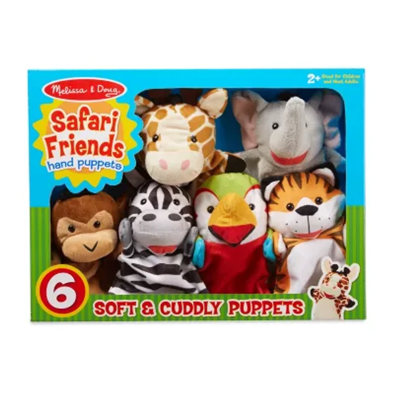 Melissa & Doug Safari Puppet Set