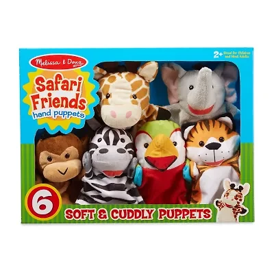 Melissa & Doug Safari Puppet Set