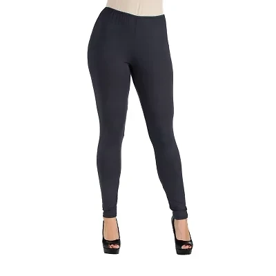 24seven Comfort Apparel Womens Mid Rise Full Length Leggings