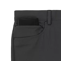 Haggar The Active Series 5 Pocket Mens Comfort Waistband Slim Fit Flat Front Pant
