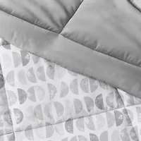 Casual Comfort Premium Down Alternative Moonlight Stars Reversible Comforter Set