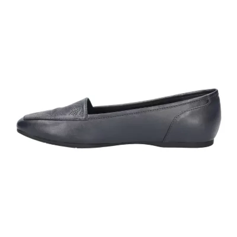 Easy Street Thrill Perf Womens Square Closed Toe Slip-On Shoe