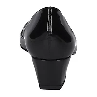 Easy Street Giana Womens Round Closed Toe Flat Heel Pumps