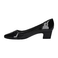 Easy Street Giana Womens Round Closed Toe Flat Heel Pumps